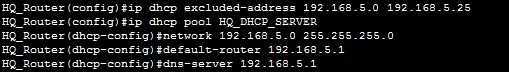 dhcp configuration