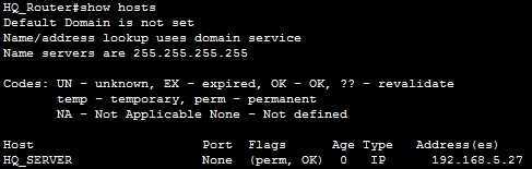 hostnames IP addresses | CCNA#