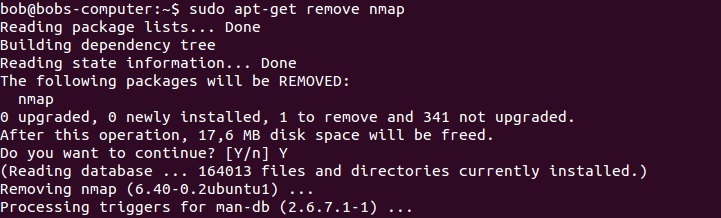 linux apt-get remove
