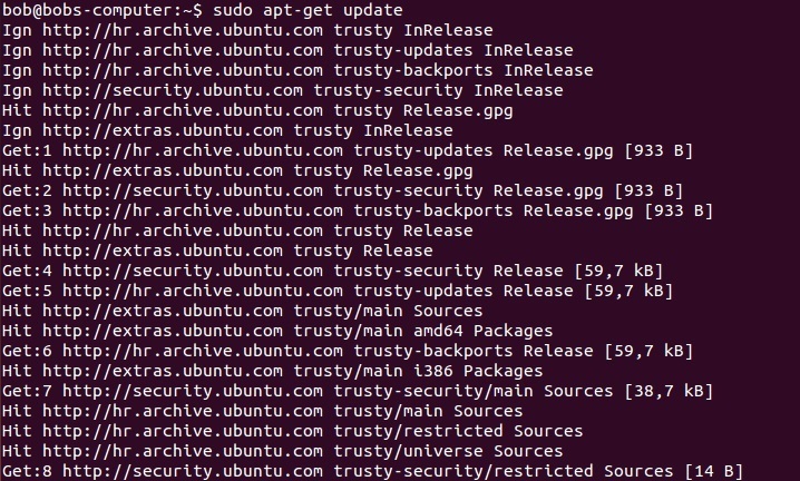 linux apt-get update befehl