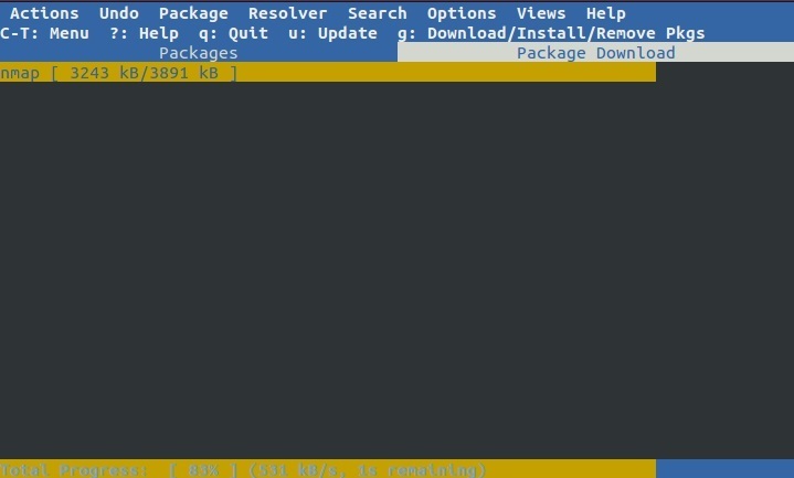 linux aptitude pakete installieren