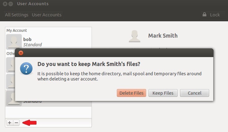 delete users ubuntu 3