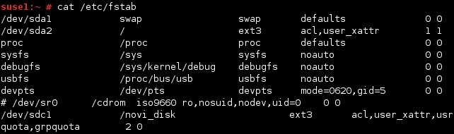  etc fstab file Linux