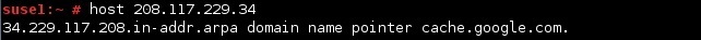 linux host ip address