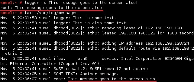 tm error logger