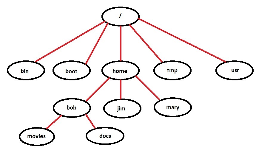 linux root directory structure