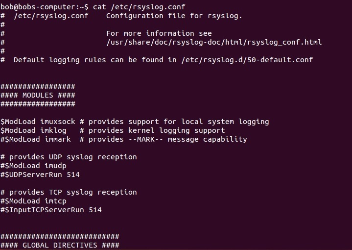 Rsyslog настройка на прием логов centos