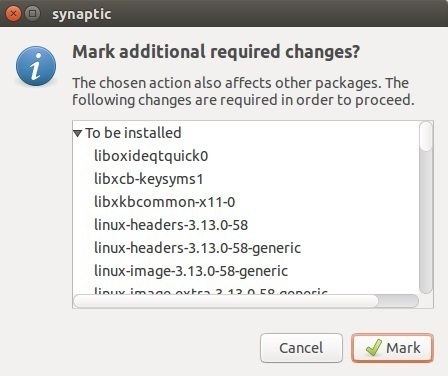 synaptic mark additional changes
