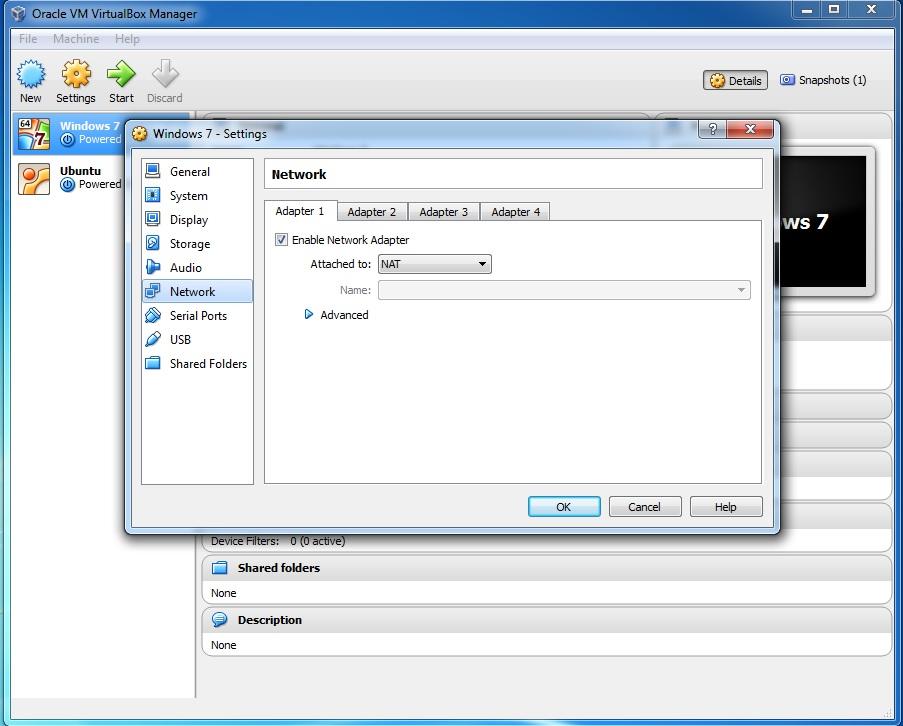 virtualbox bridged adapter