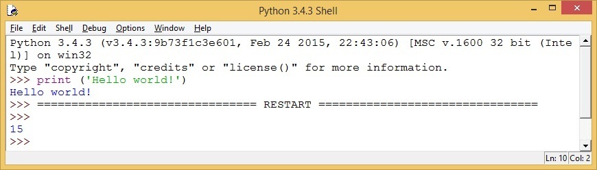 python text editor and shell