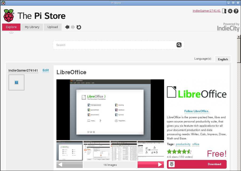 download libre office raspberry