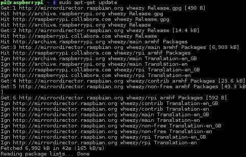 raspberry pi sudo apt get update network unreachable