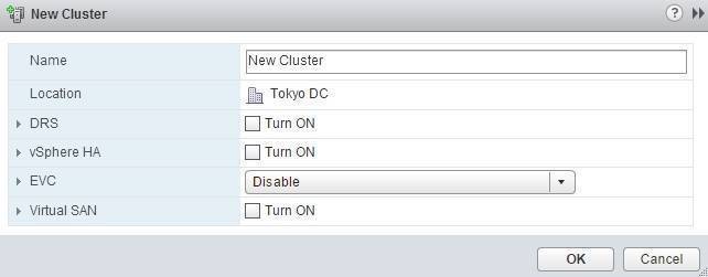 cluster options