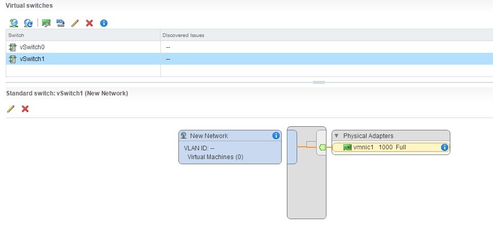 Virtual switches vmware настройка