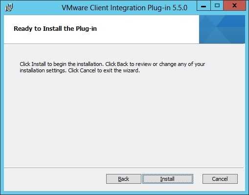 install client integration plug in begin