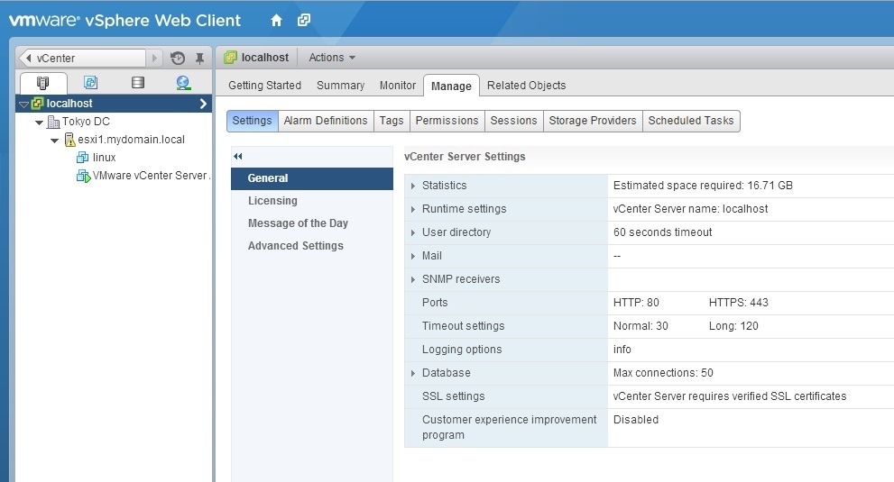 vmware vcenter server standard