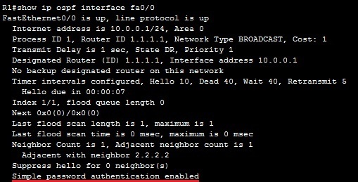 to domain switch network clear OSPF   CCNA text authentication