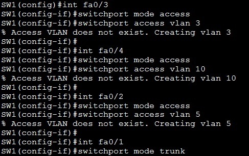 router on a stick config example