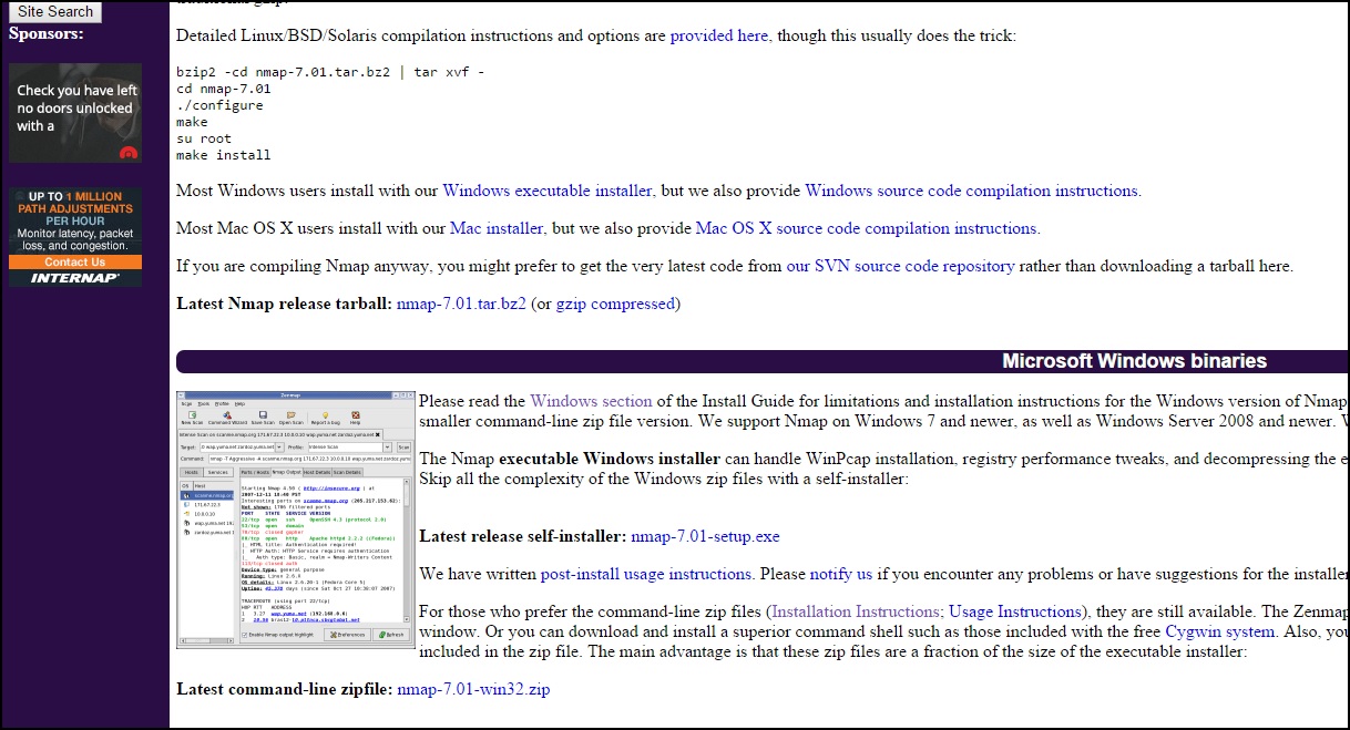 download nmap for windows