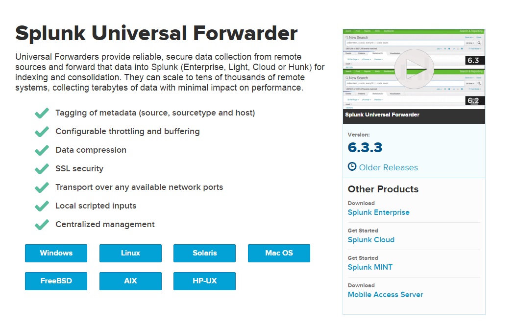 splunk universal forwarder c