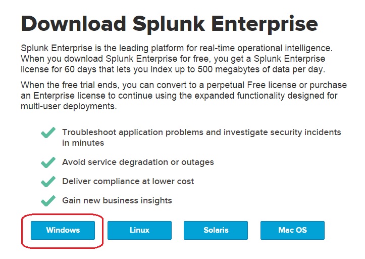 Enterprise Trial License Splunk