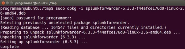 Splunk forwarder настройка linux