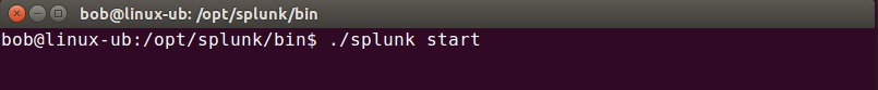 linux start splunk