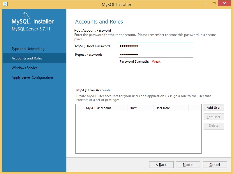 Mysql user host