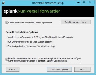 upgrade splunk universal forwarder