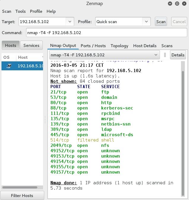 zenmap ip range