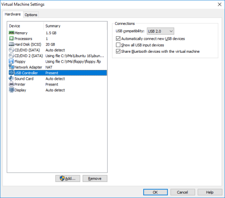 Enabling isochronous USB devices | VMware Workstation Player#