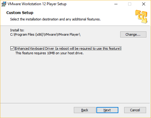 download and install vmware workstation player